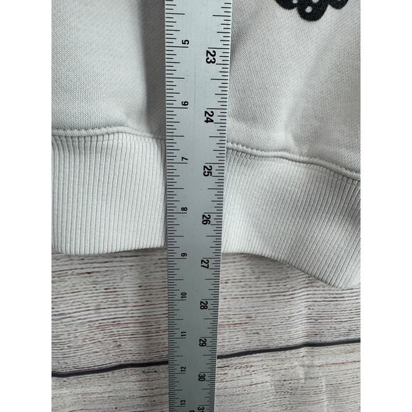 Mayfair Group Somebody Loves You AOP Crewneck Sweatshirt One Size Petite White - Picture 12 of 13